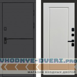Входная дверь Termo Door Тренд Графит Гранд Слоновая кость